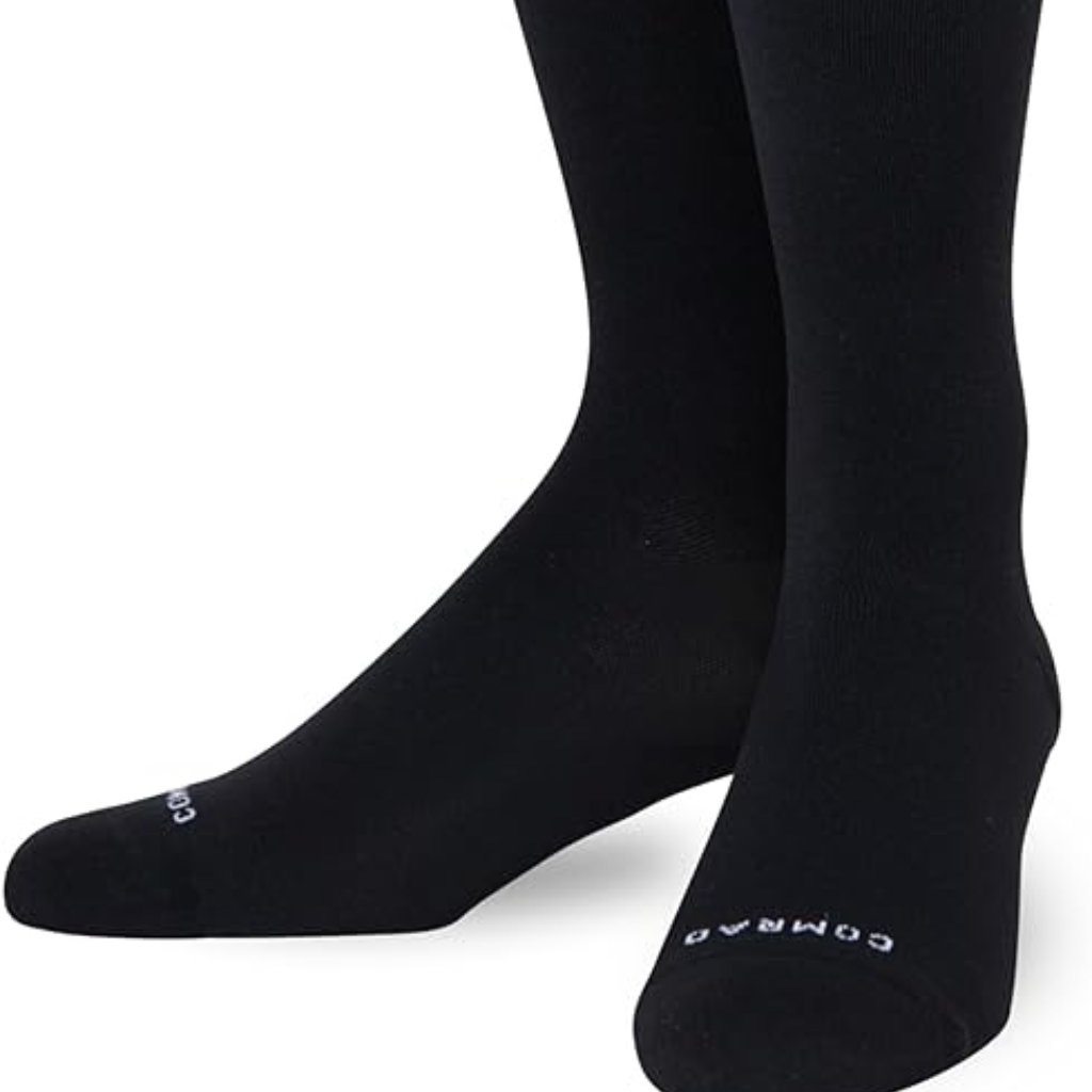 Comrad Nylon Knee High Graduated 1520 Mmhg Compression Socks  Extra Large